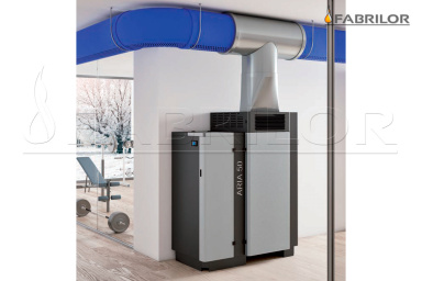 Generador de pellet de aire Aria 30-50 Generador de aire de potencia elevada para grandes ambientes, invernaderos, gimnasios...